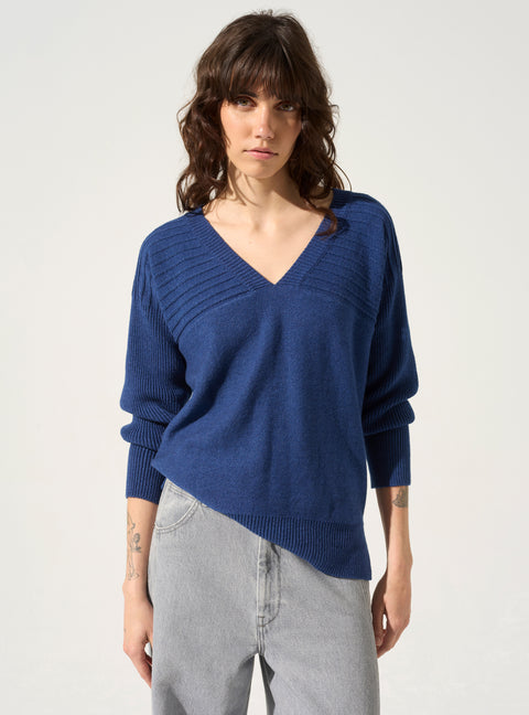 V-neck sweater