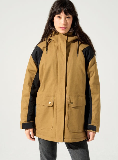 Hooded parka