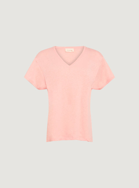 V-neck tee