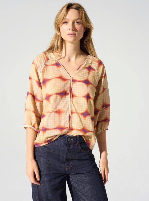 Blouse à manche 3/4