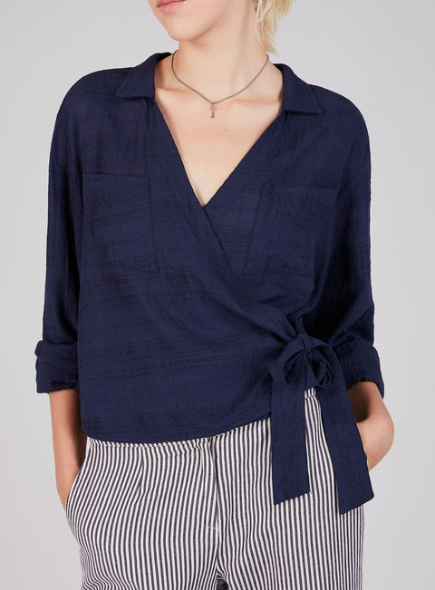 Wrap-over Blouse