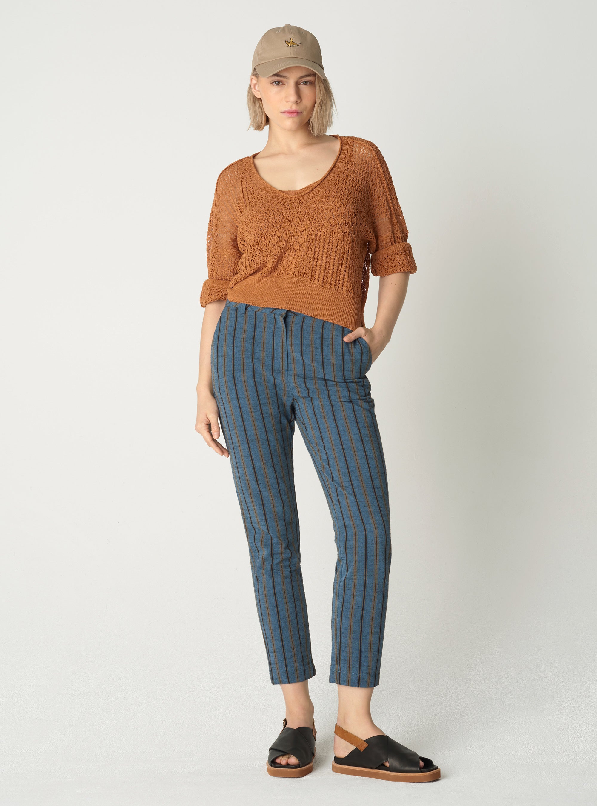 Celine sale striped pants