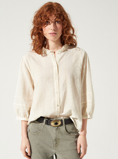 Blouse à volants