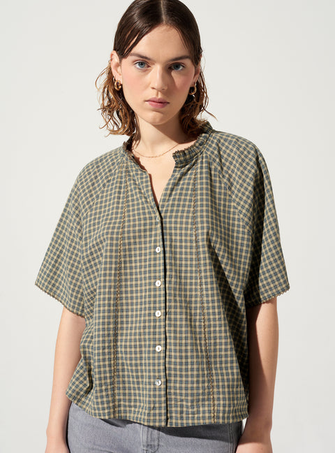 Chemise à carreaux