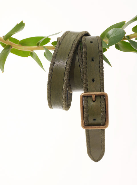 Leather belt